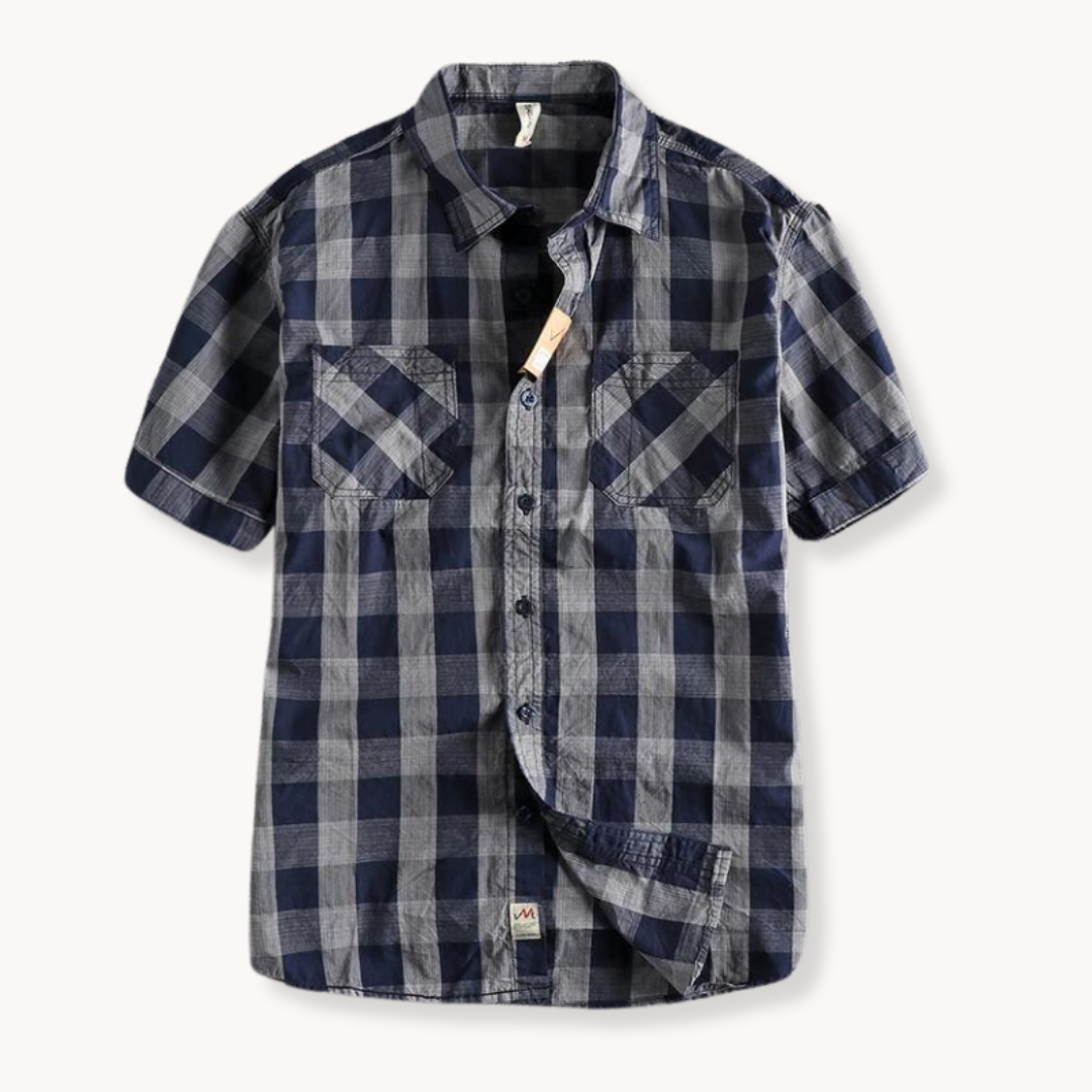 Plaid Button-Down - Shirt