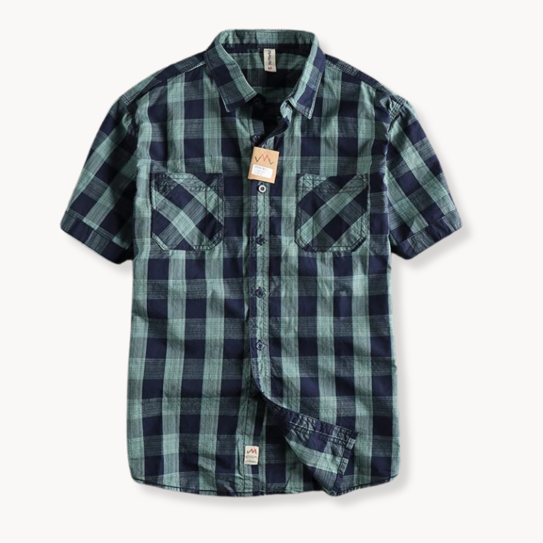 Plaid Button-Down - Shirt