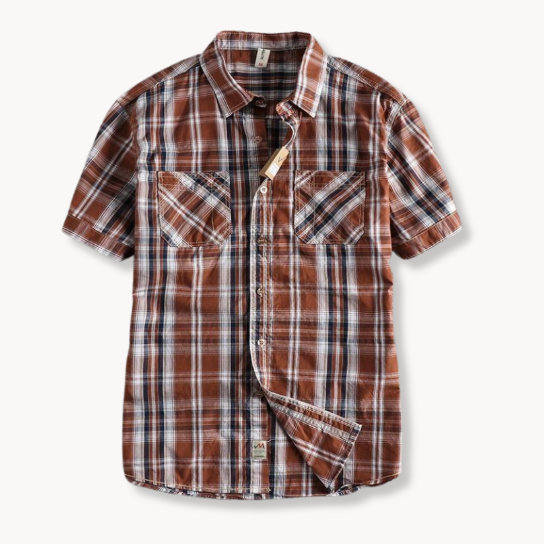 Plaid Button-Down - Shirt