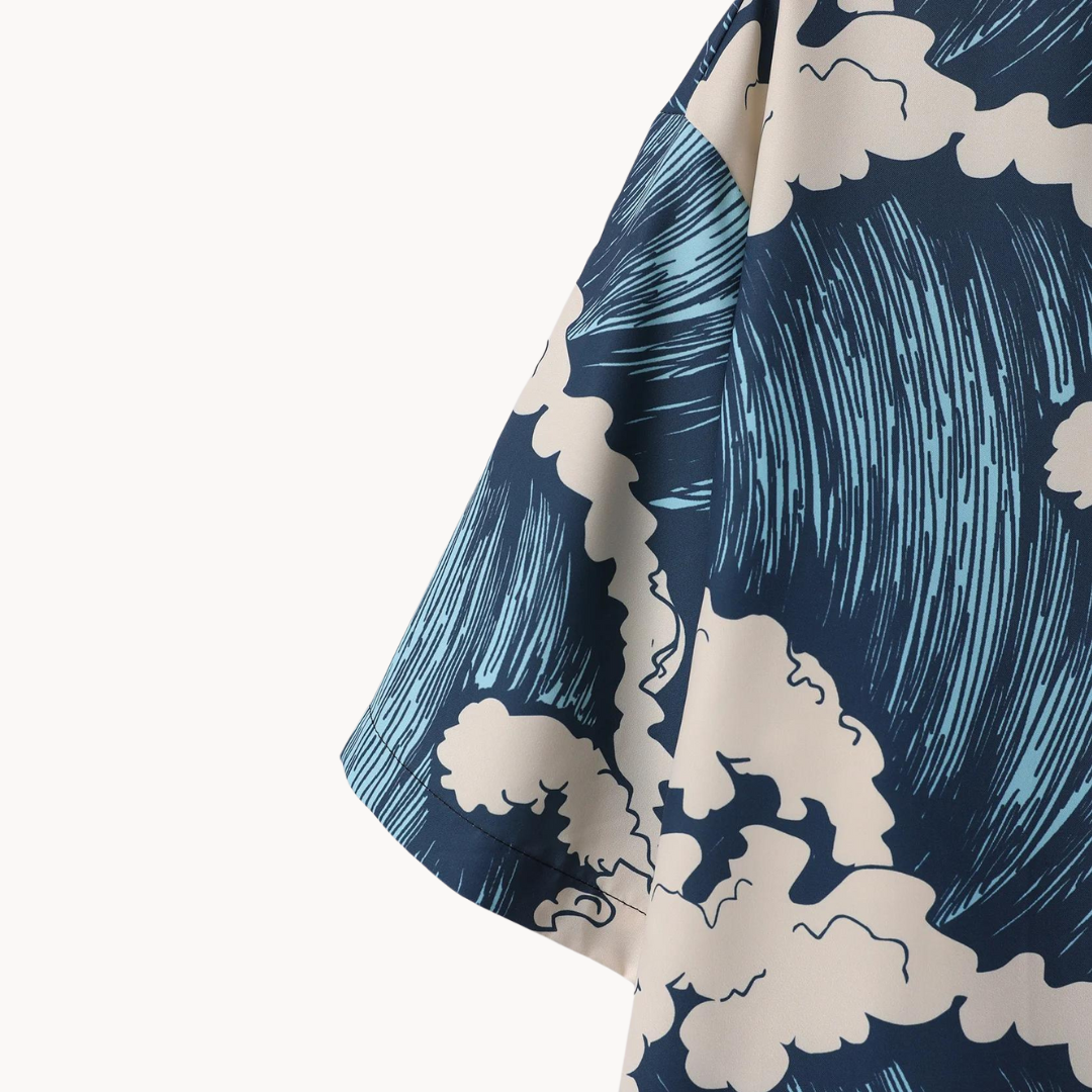 Blue Oversized - Top