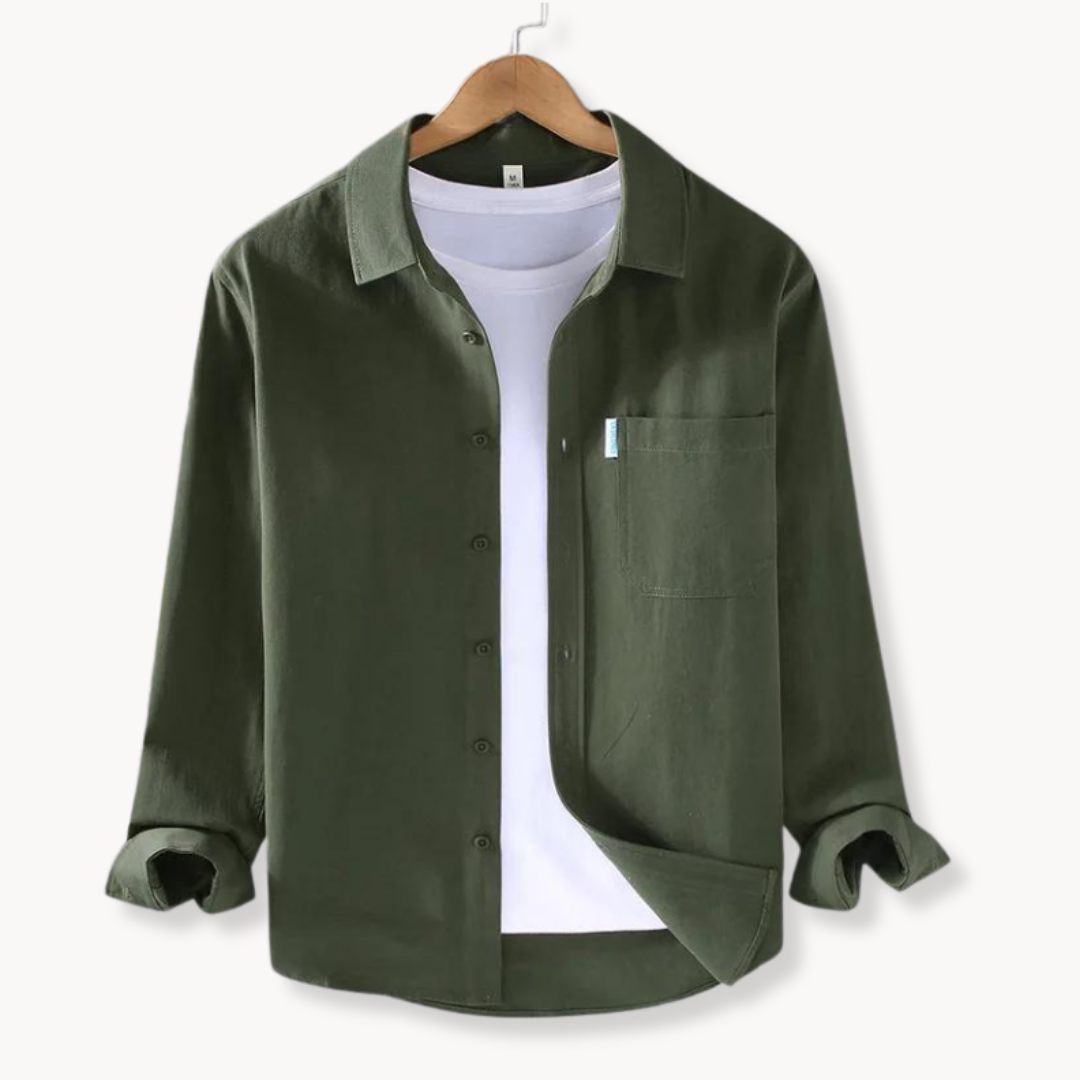 Classic Cotton Button-Down - Shirt
