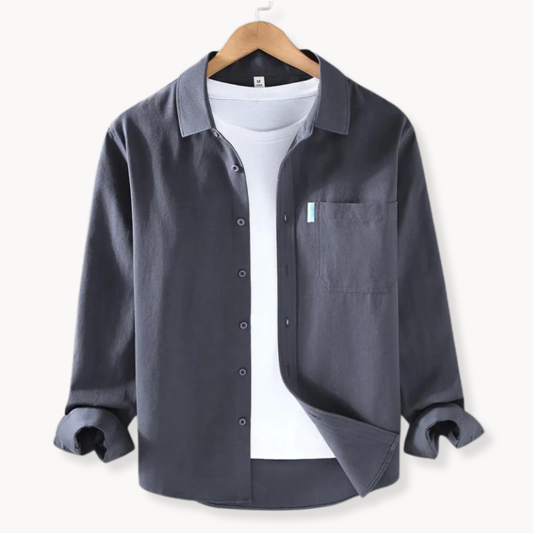 Classic Cotton Button-Down - Shirt