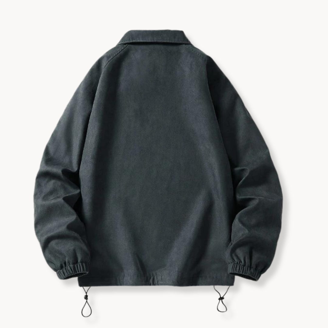 Tailored Minimalist Zip-Front - Jacket