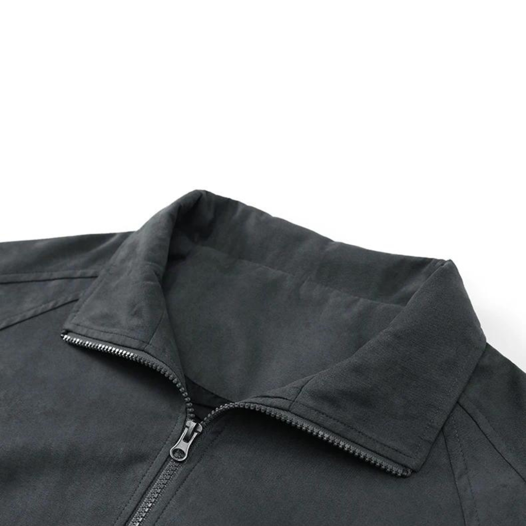 Tailored Minimalist Zip-Front - Jacket