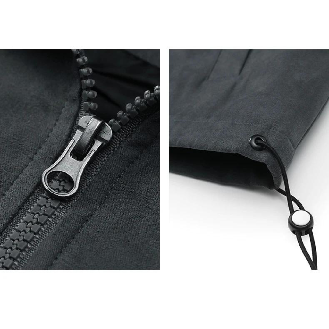 Tailored Minimalist Zip-Front - Jacket