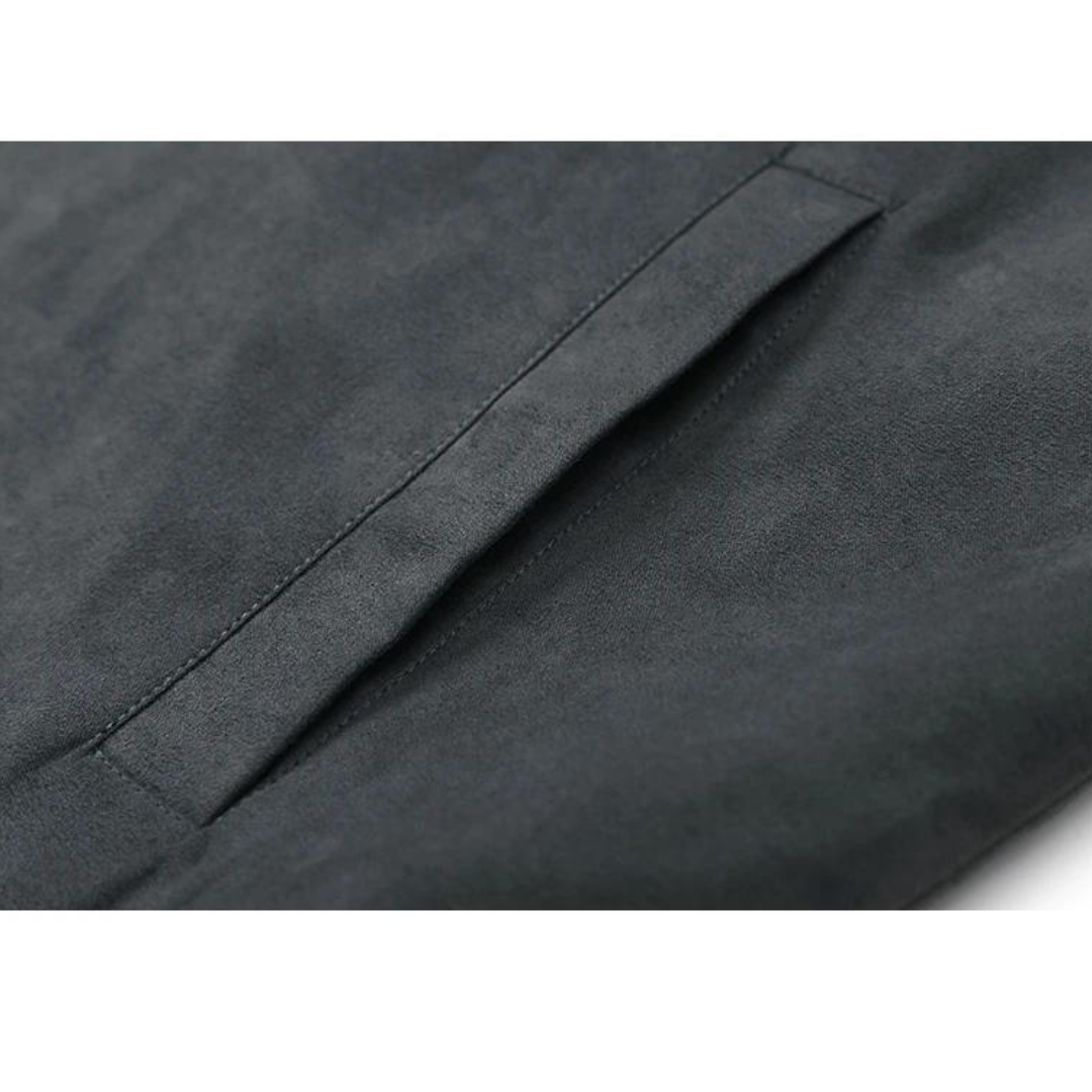 Tailored Minimalist Zip-Front - Jacket