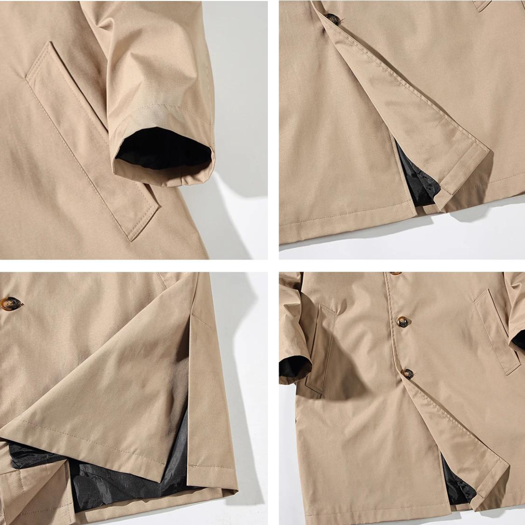 Waterproof Hooded Trench - Coat