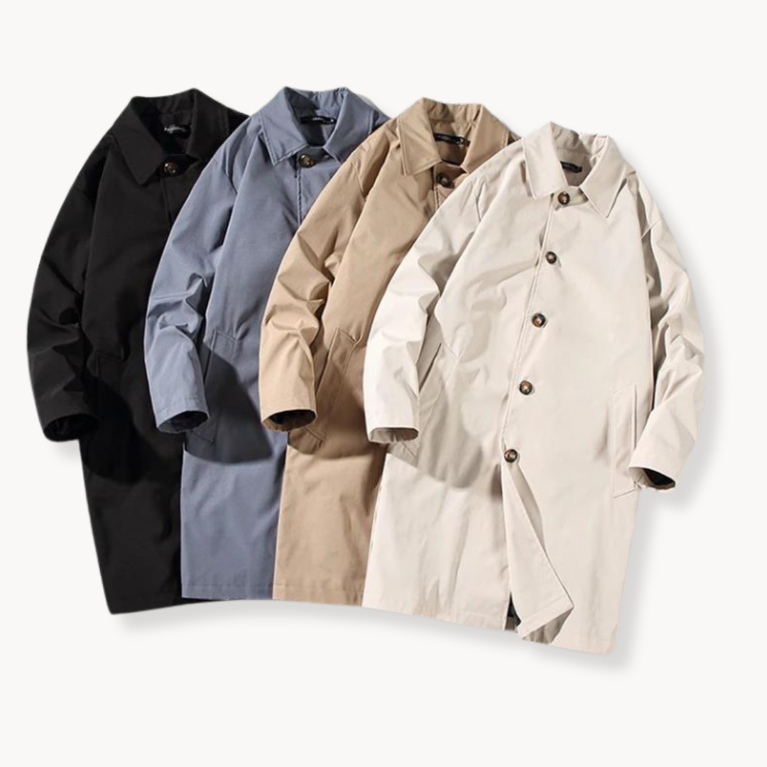 Waterproof Hooded Trench - Coat