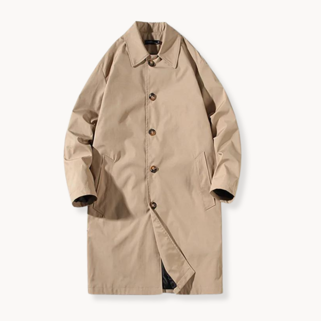 Waterproof Hooded Trench - Coat