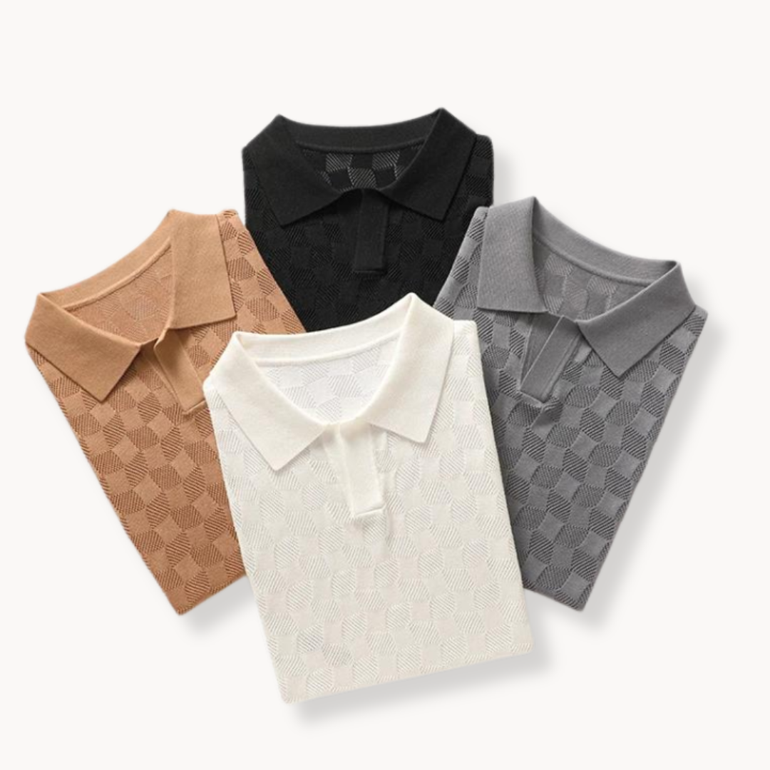 Vance Silk Polo - Polo Shirt
