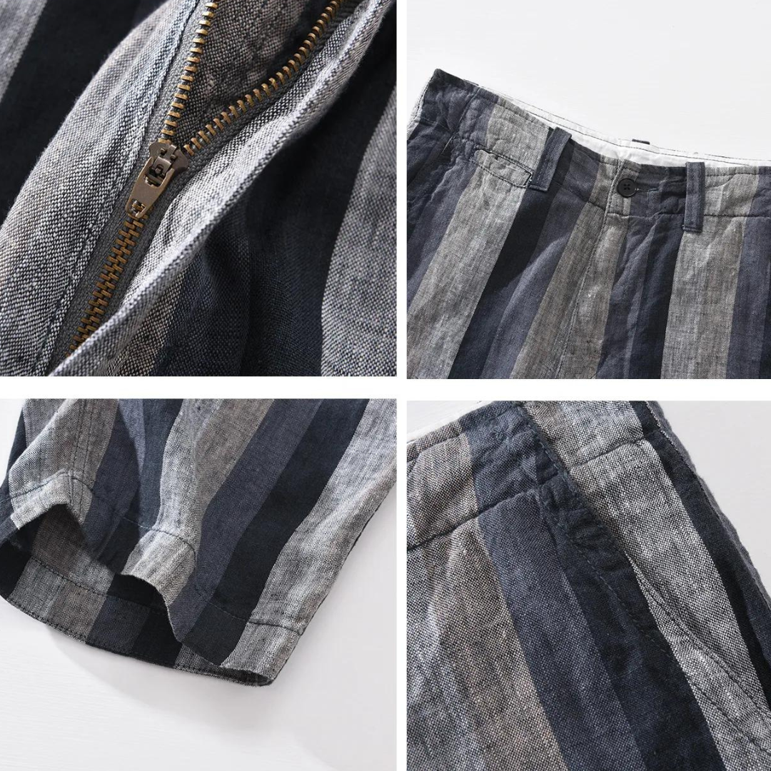 Corsica Linen High-Waist - Shorts