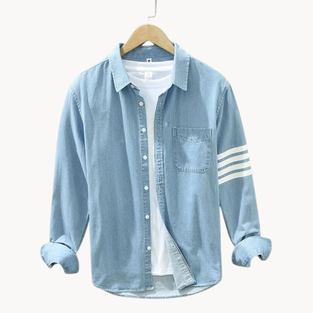 Denim Point Collar - Shirt