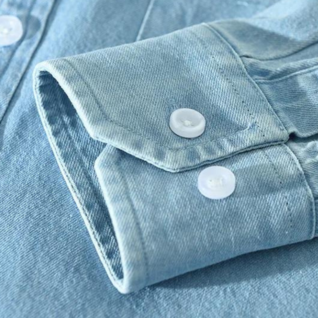 Denim Point Collar - Shirt