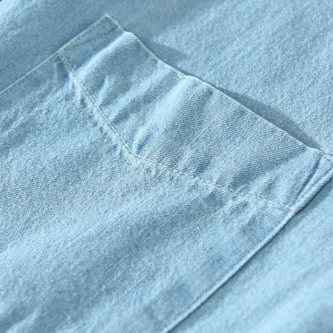 Massimo Washed Denim Button-Down - Shirt
