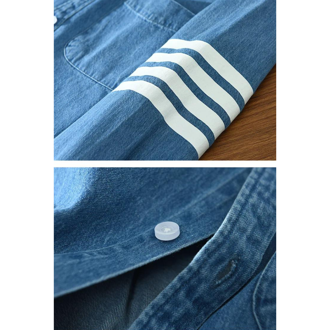Denim Point Collar - Shirt