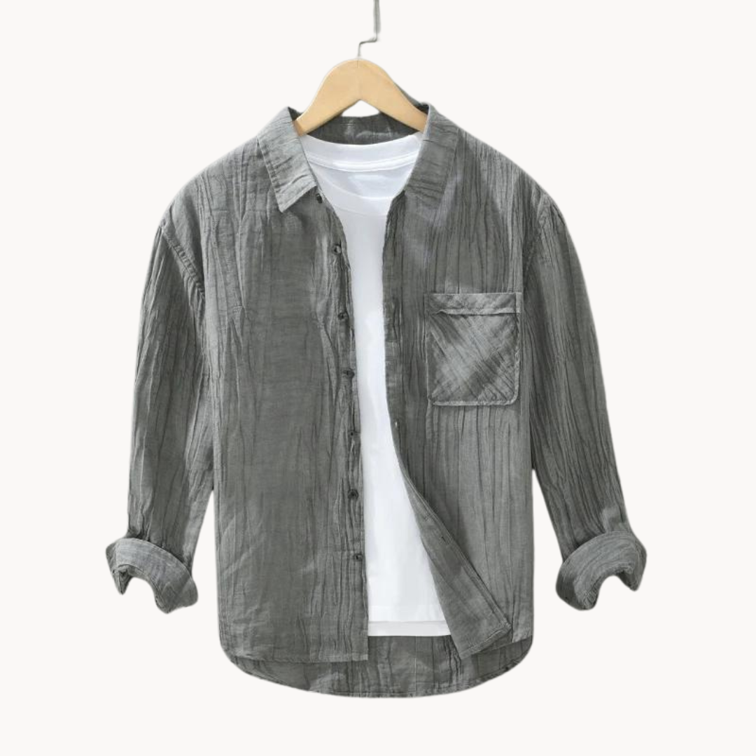 Linen Button Up - Shirt
