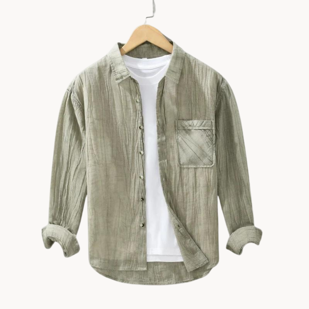 Linen Button Up - Shirt