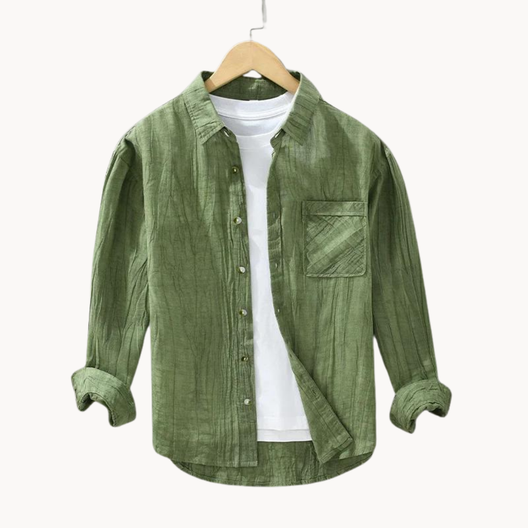 Linen Button Up - Shirt