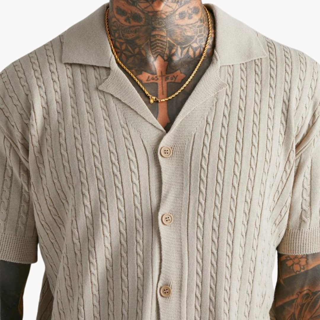 Knitted Polo - Sweater