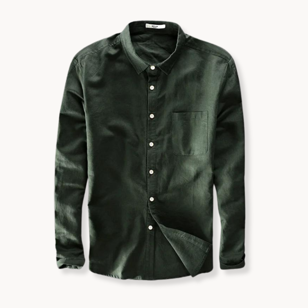 Maritime Slim Fit Linen - Shirt