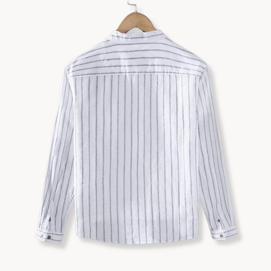Linen Cotton Button-Down - Shirt