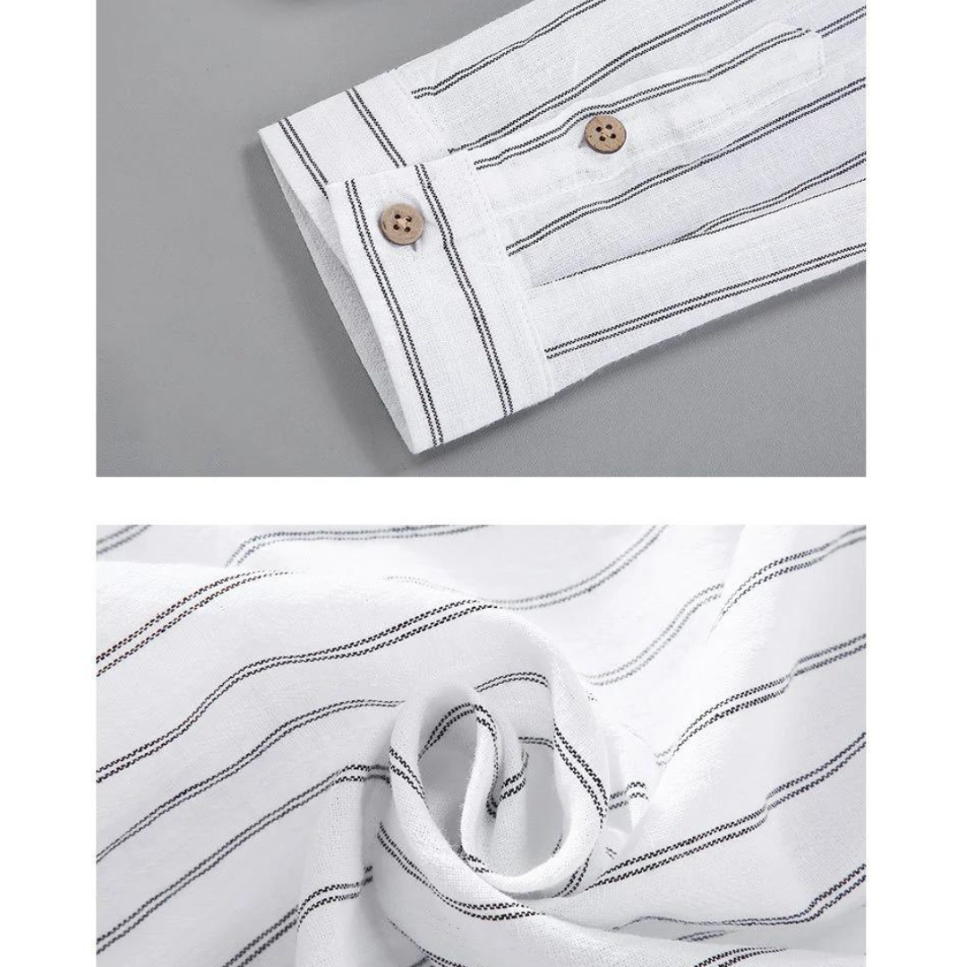 Linen Cotton Button-Down - Shirt