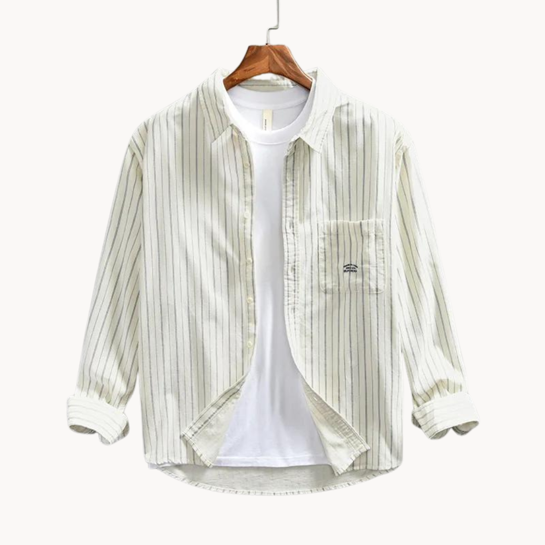 Cotton Button-Up - Shirt