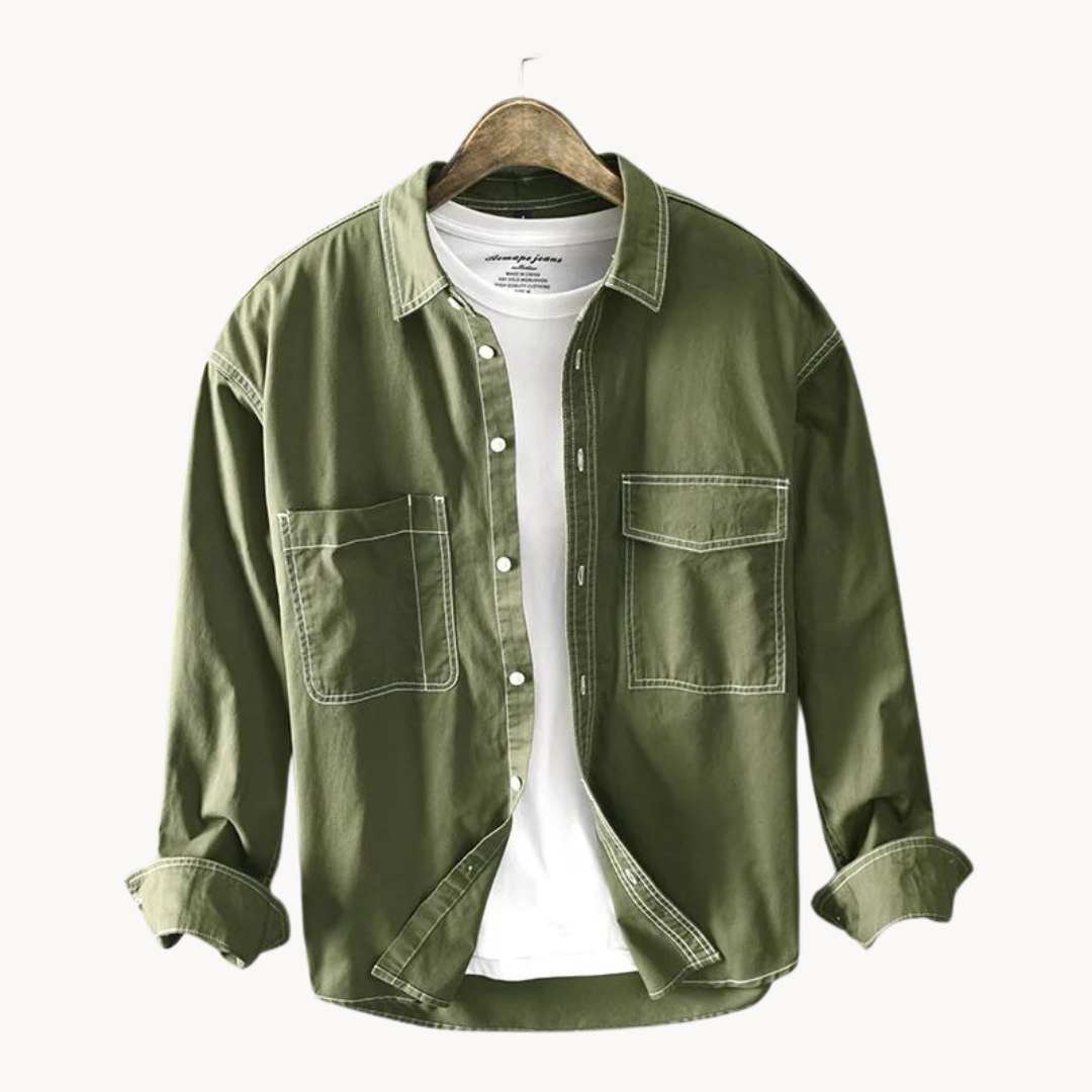 Cotton Button Front - Shirt