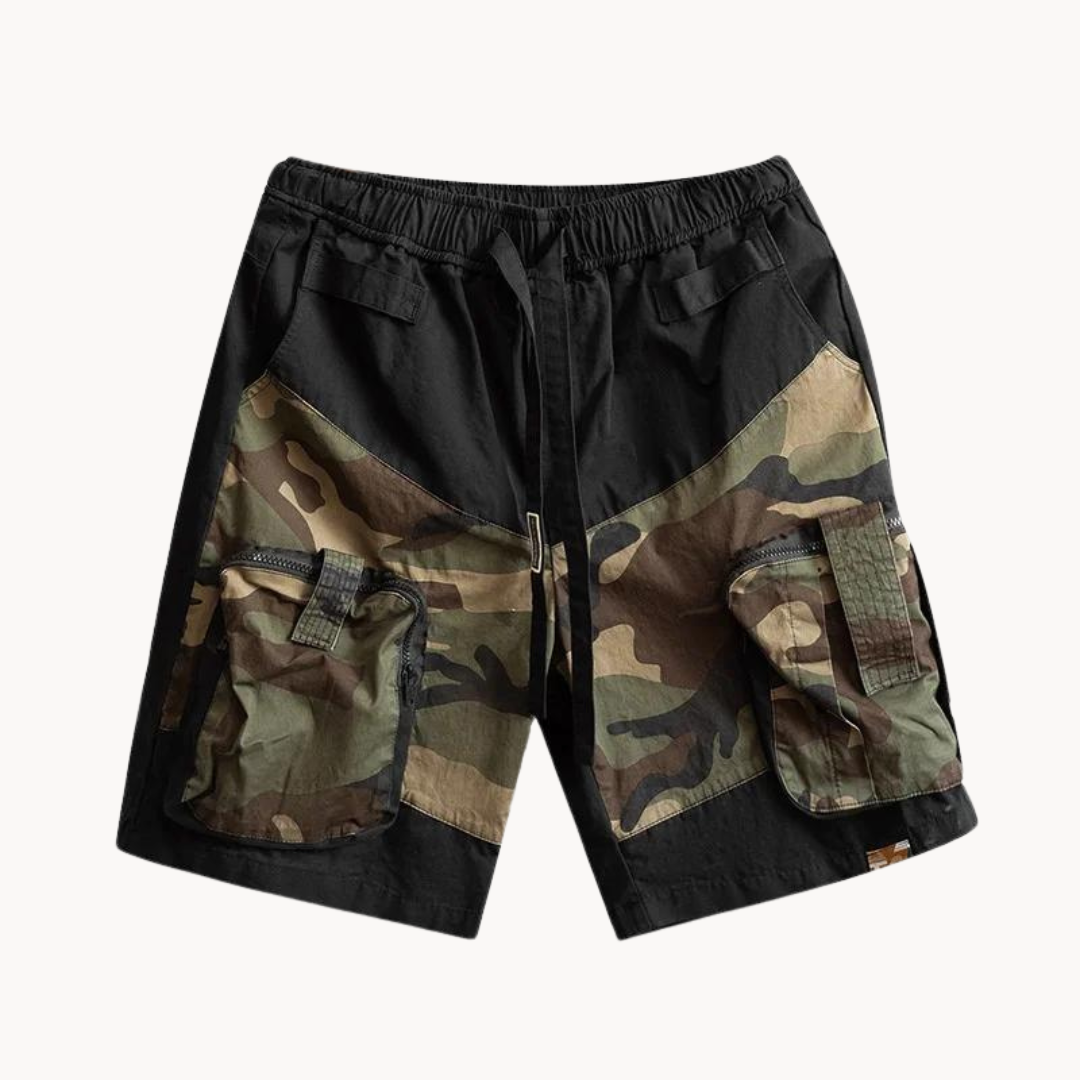 Camo Print Relaxed Fit - Shorts