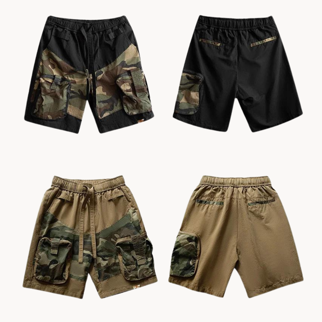 Camo Print Relaxed Fit - Shorts