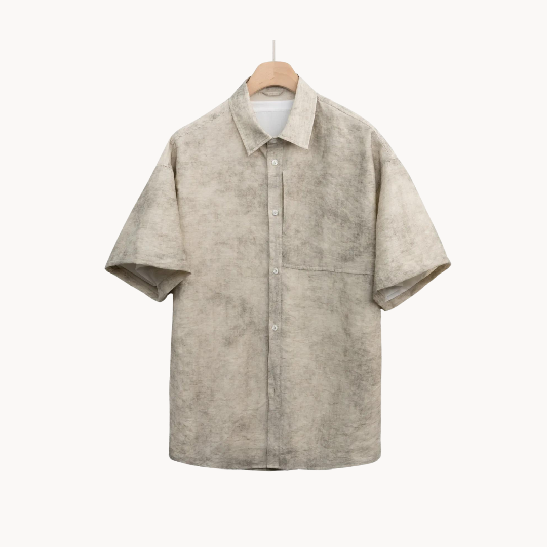 Linen Camp Collar - Shirt