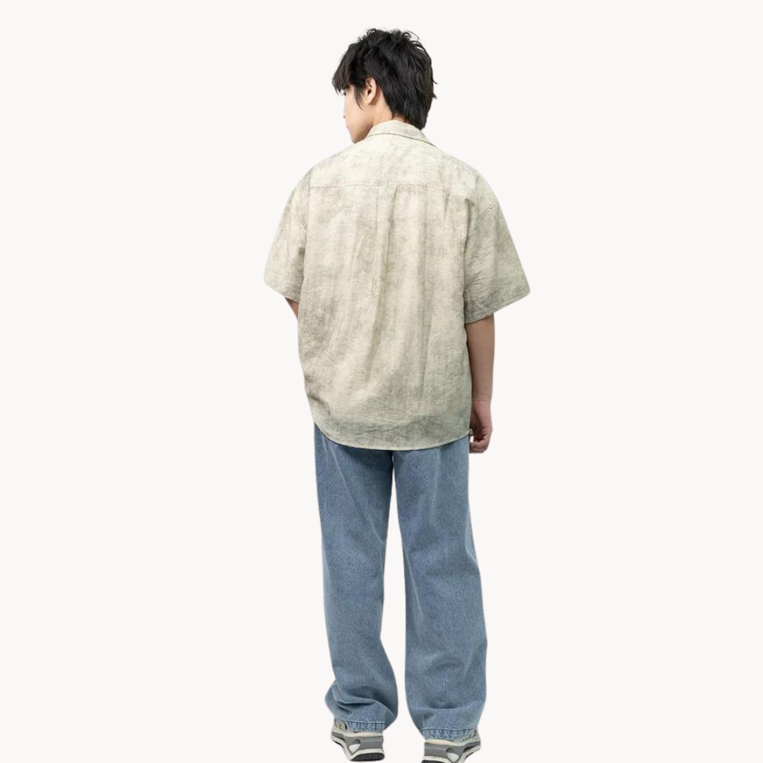 Linen Camp Collar - Shirt