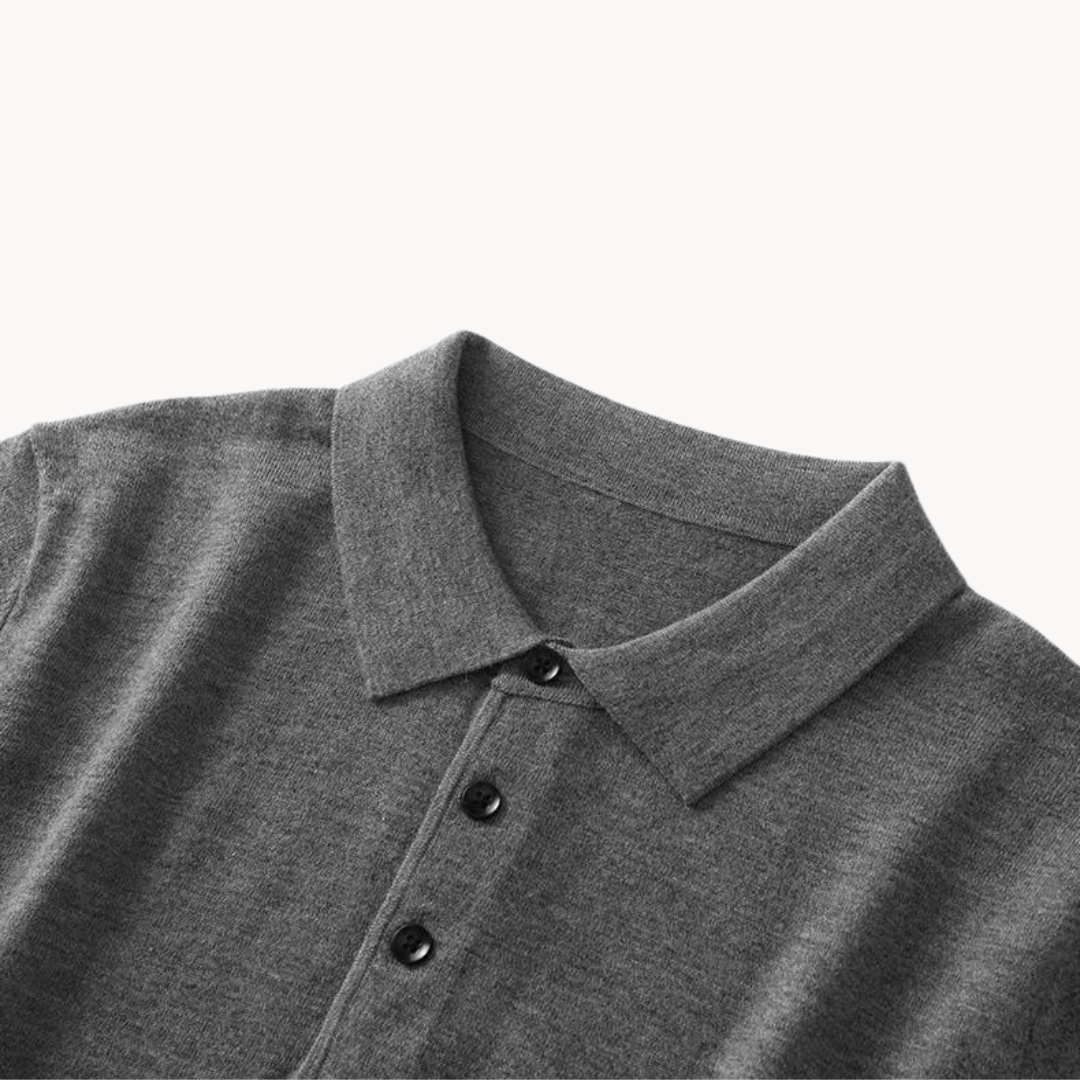 Tailored Wool Button-Down - Shirt