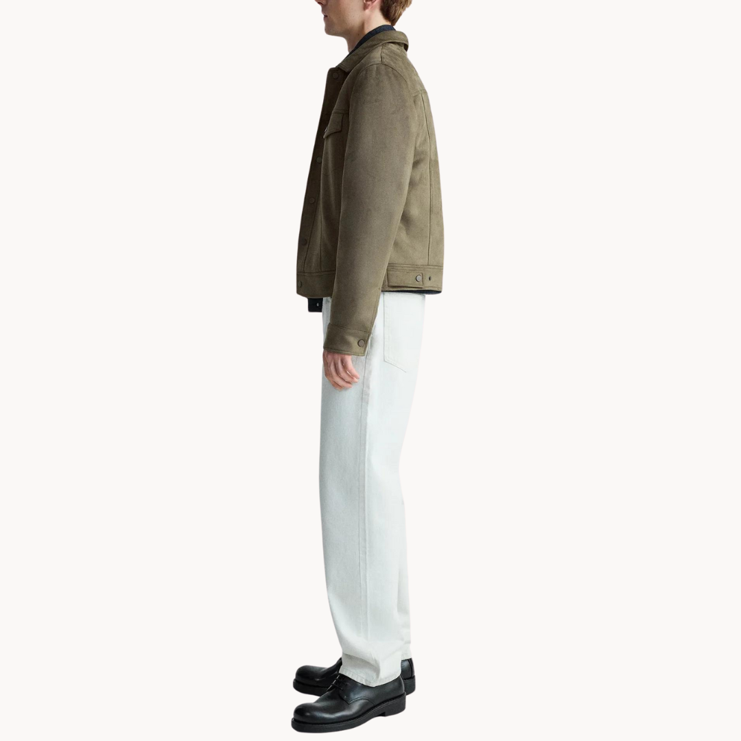 Suede Snap-Front - Jacket