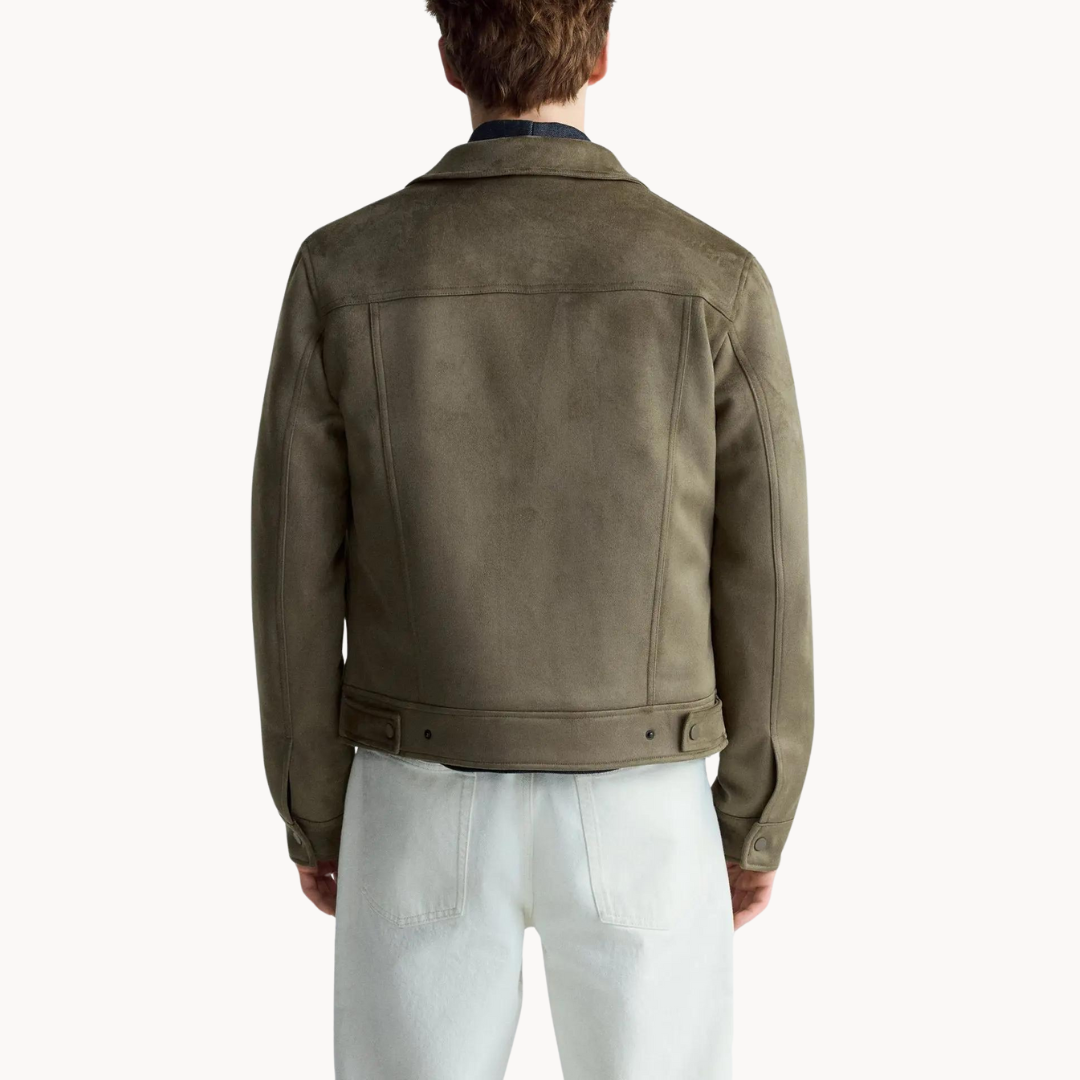 Suede Snap-Front - Jacket