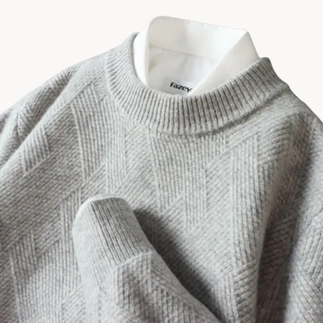 Jacquard Knit - Sweater