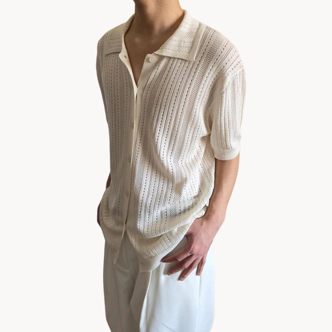 Openwork Crochet - Shirt