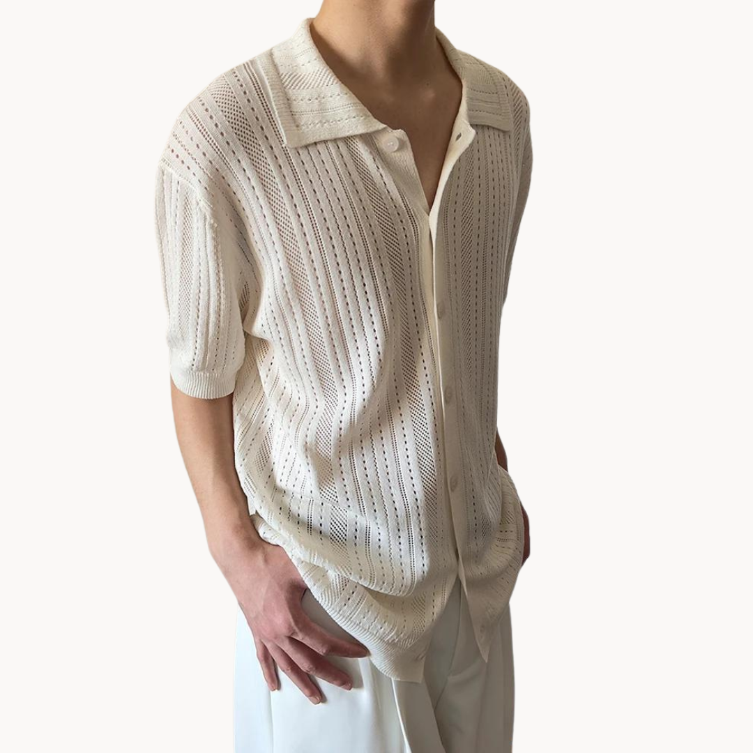 Openwork Crochet - Shirt