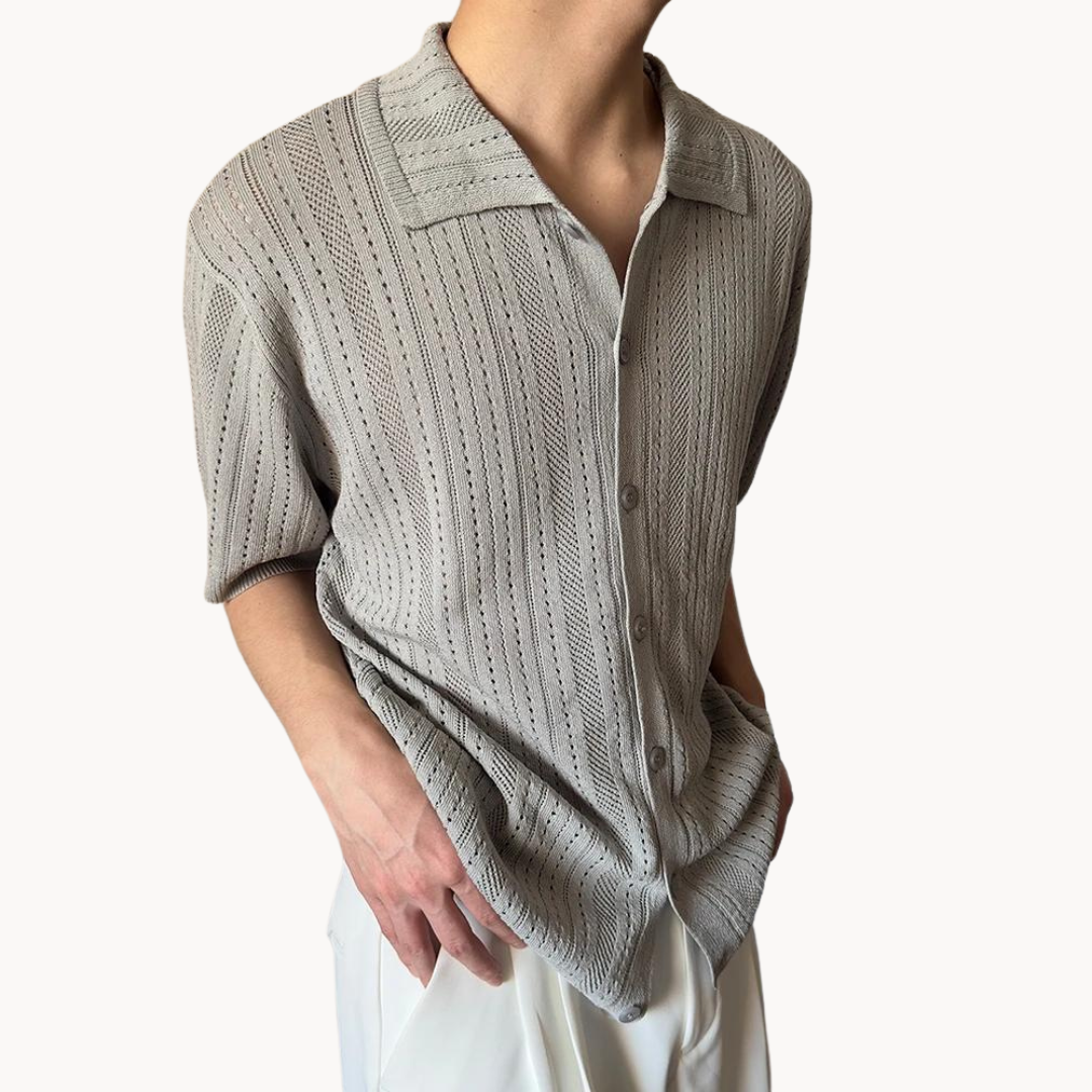 Openwork Crochet - Shirt