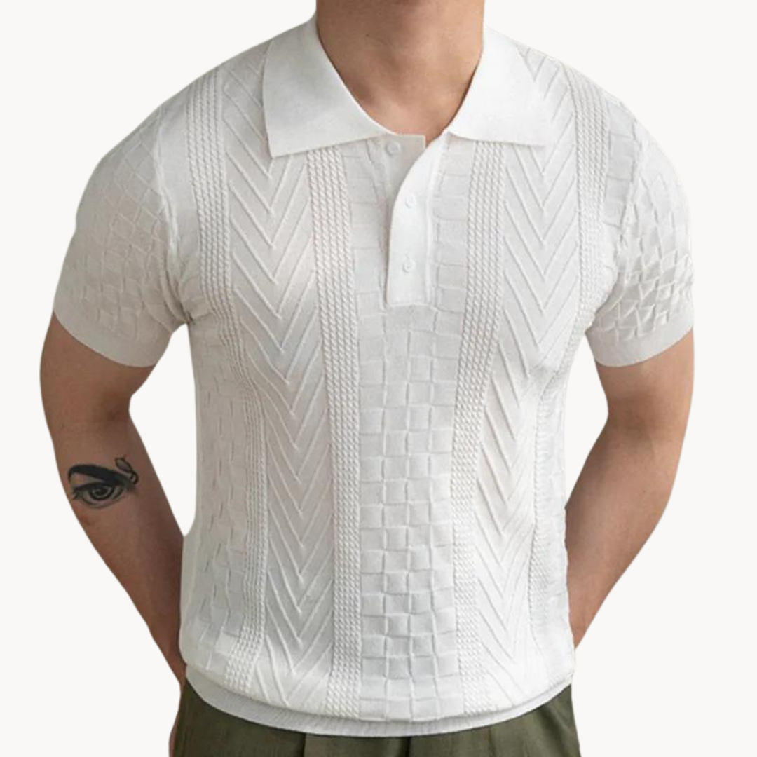 Dante Jacquard Polo - Polo Shirt