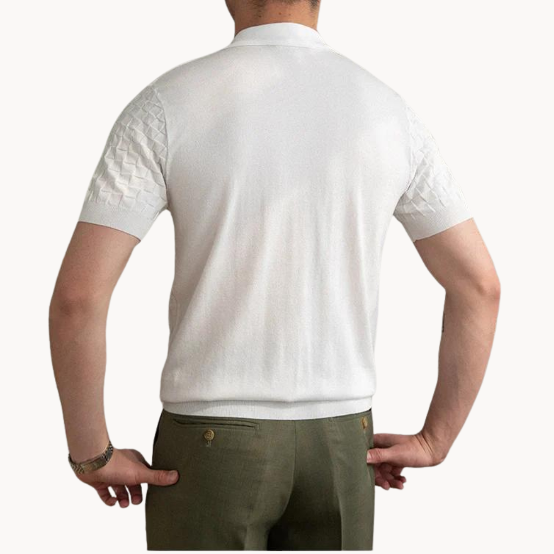 Dante Jacquard Polo - Polo Shirt