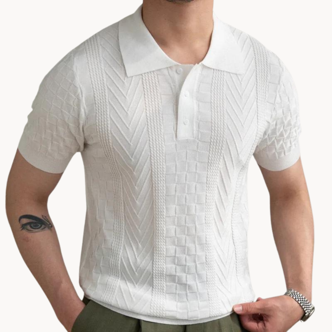 Dante Jacquard Polo - Polo Shirt