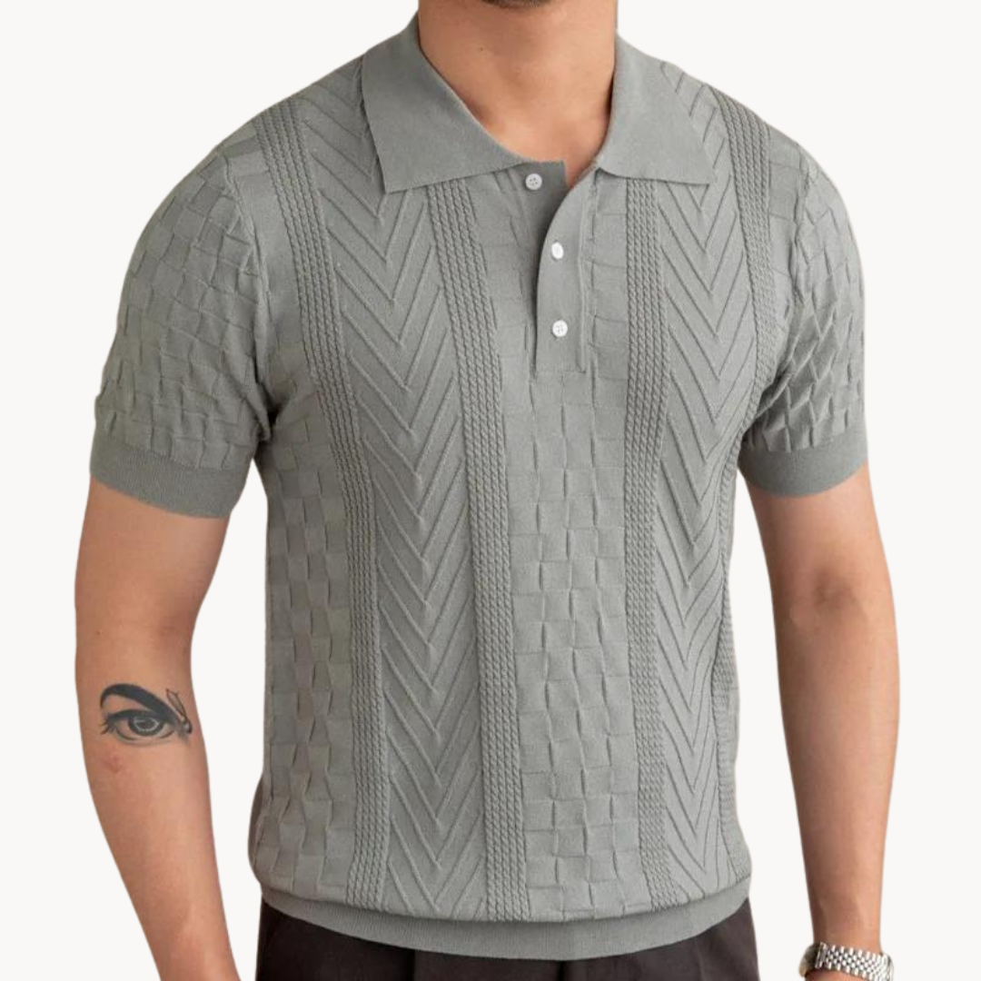 Dante Jacquard Polo - Polo Shirt