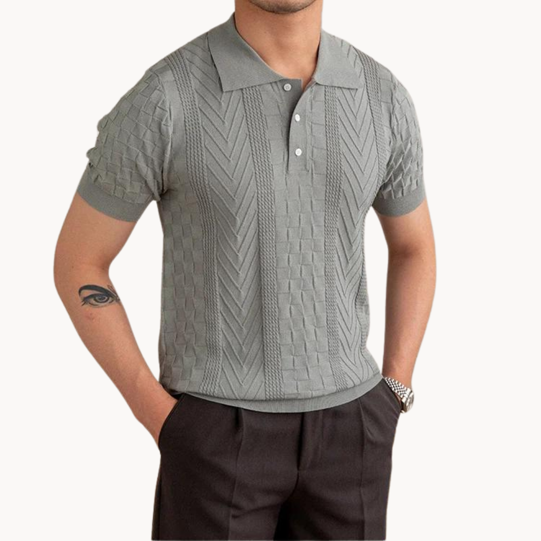 Dante Jacquard Polo - Polo Shirt