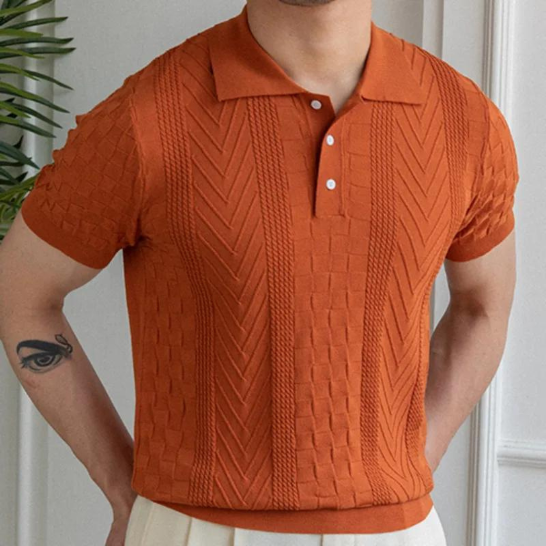 Dante Jacquard Polo - Polo Shirt