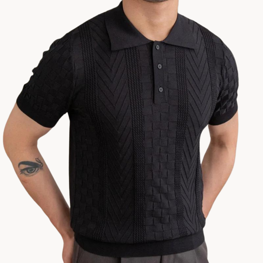 Dante Jacquard Polo - Polo Shirt