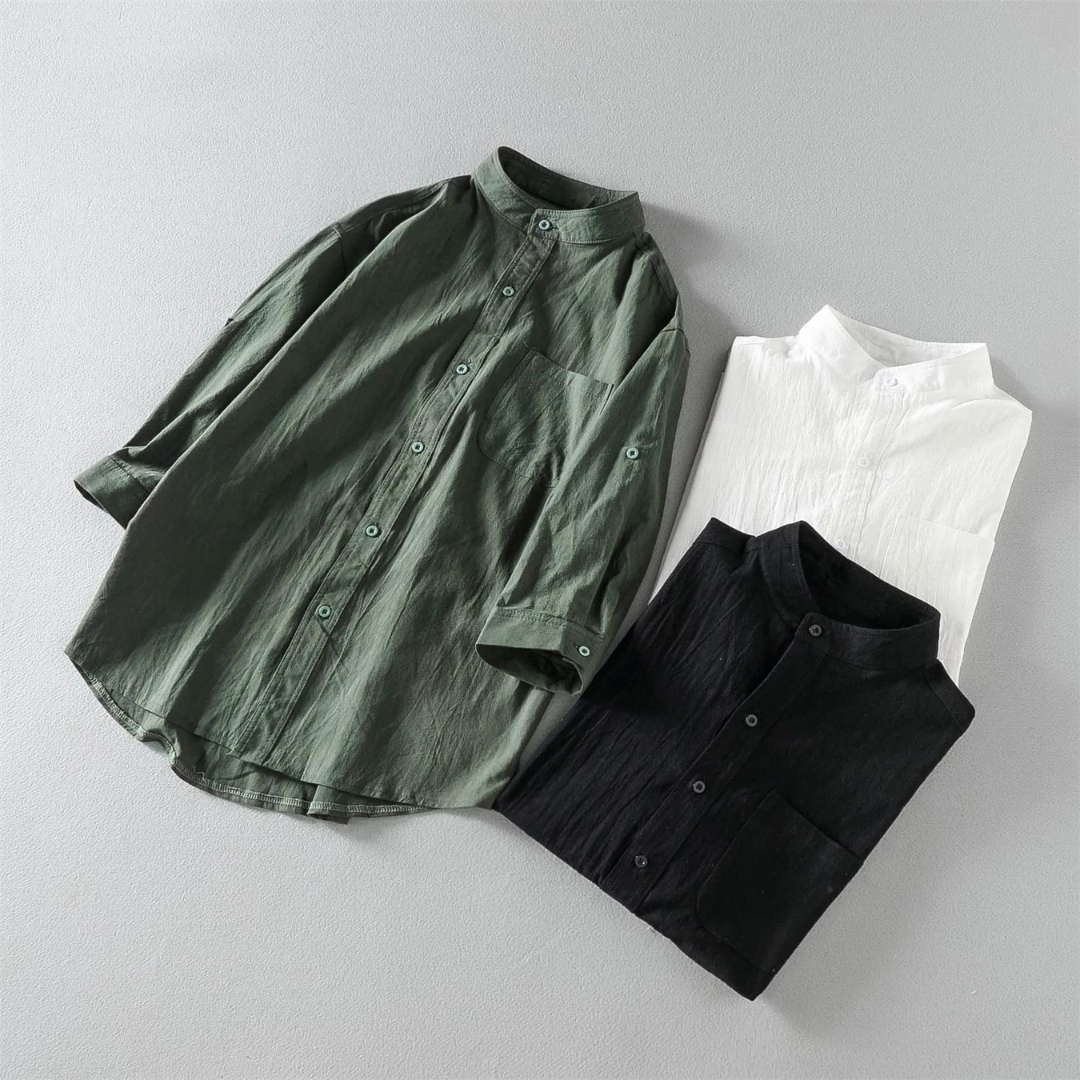 Lightweight Airy Button-Up - Shirt