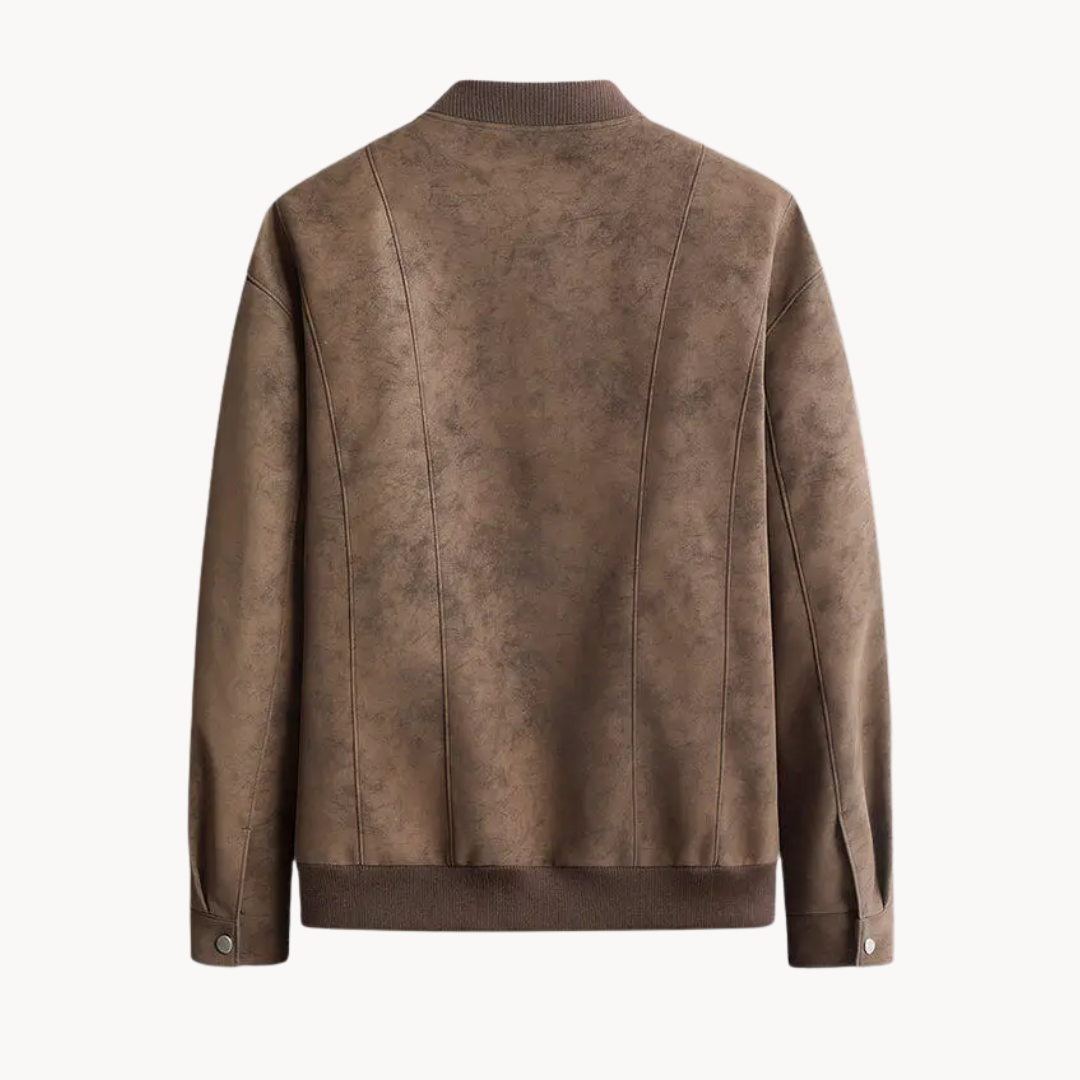 Suede Bomber - Jacket