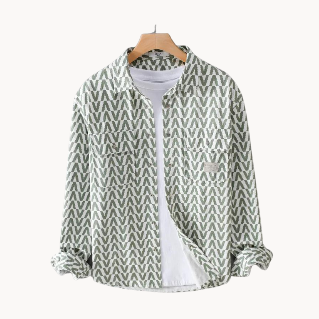 Kjell Cotton Button-Down - Shirt
