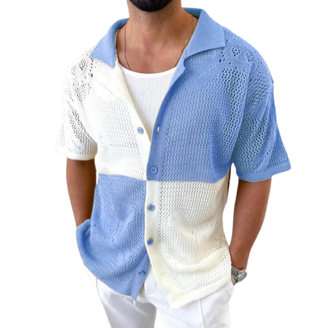 Cascade Sheer Knitted Mesh - Shirt